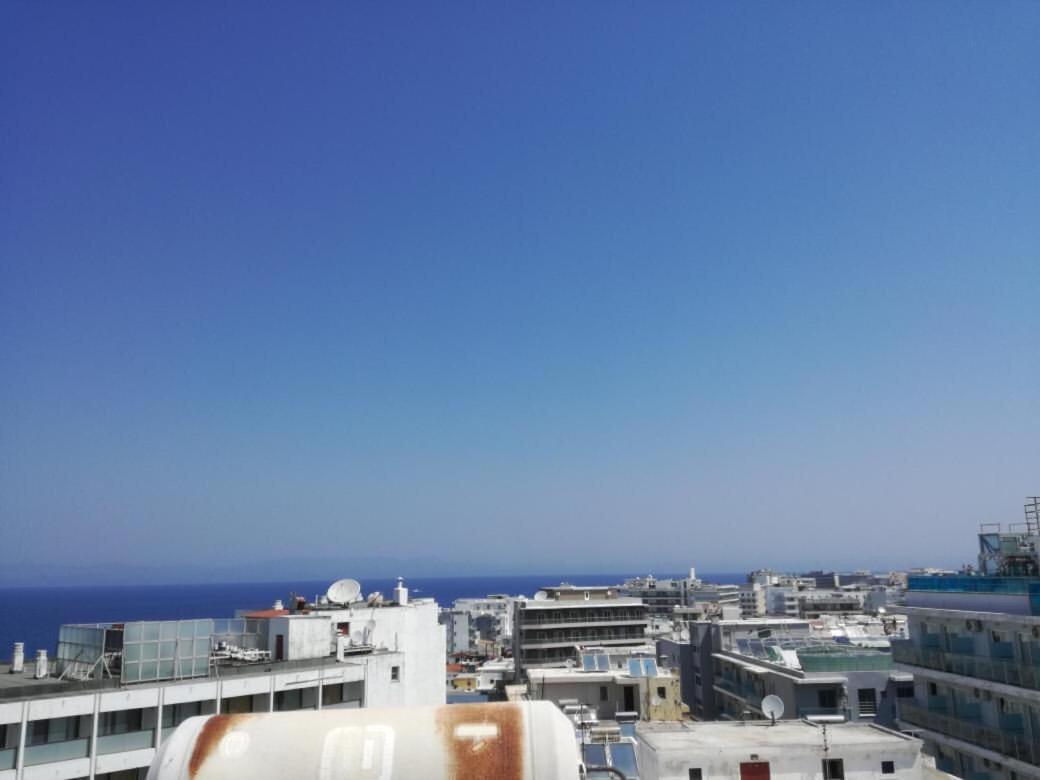 7. Luxurious Sea View Rooftop Suite In The Center! Rhodes City Dış mekan fotoğraf